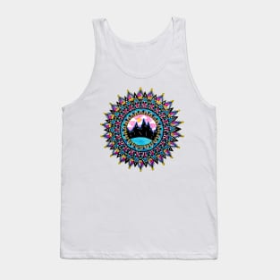 Pink Mountains Tank Top